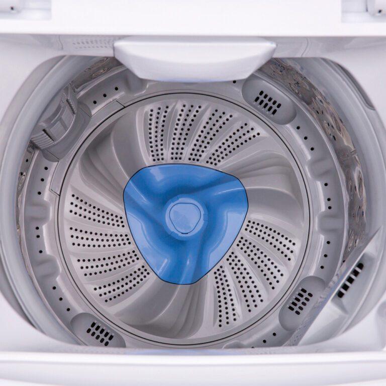 Magic Chef 1.6-Cu.-Ft. 340-Watt Top Load Washer White For limited-space areas and small loads, the White Magic Chef Compact 1.6-Cu.-Ft. Top Load Washer is a lifesaver. You can easily set your desired wash cycle using the electronic controls with LED display. Choose from 6 wash cycles, 3 water level settings, and 3 temperature settings to accommodate a variety of fabrics. Equipped with a number of convenient features, it includes a soft-close lid with a glass viewing window, stainless steel inner tub, detergent dispenser, and auto delay start. Ideal for anywhere you need to save space, this portable washer makes a great choice for apartments and vacation homes.